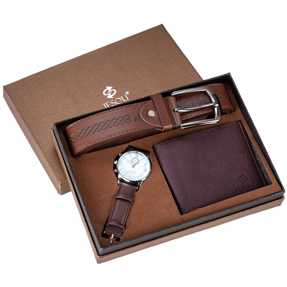 Conjunto de cinturón con billetera y reloj elegante - Imagen 6