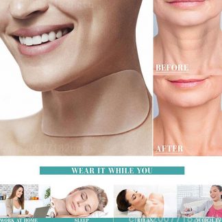 Almohadilla de silicona antiarrugas para el cuello